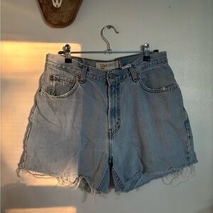 Levi's Light Blue Jean Shorts